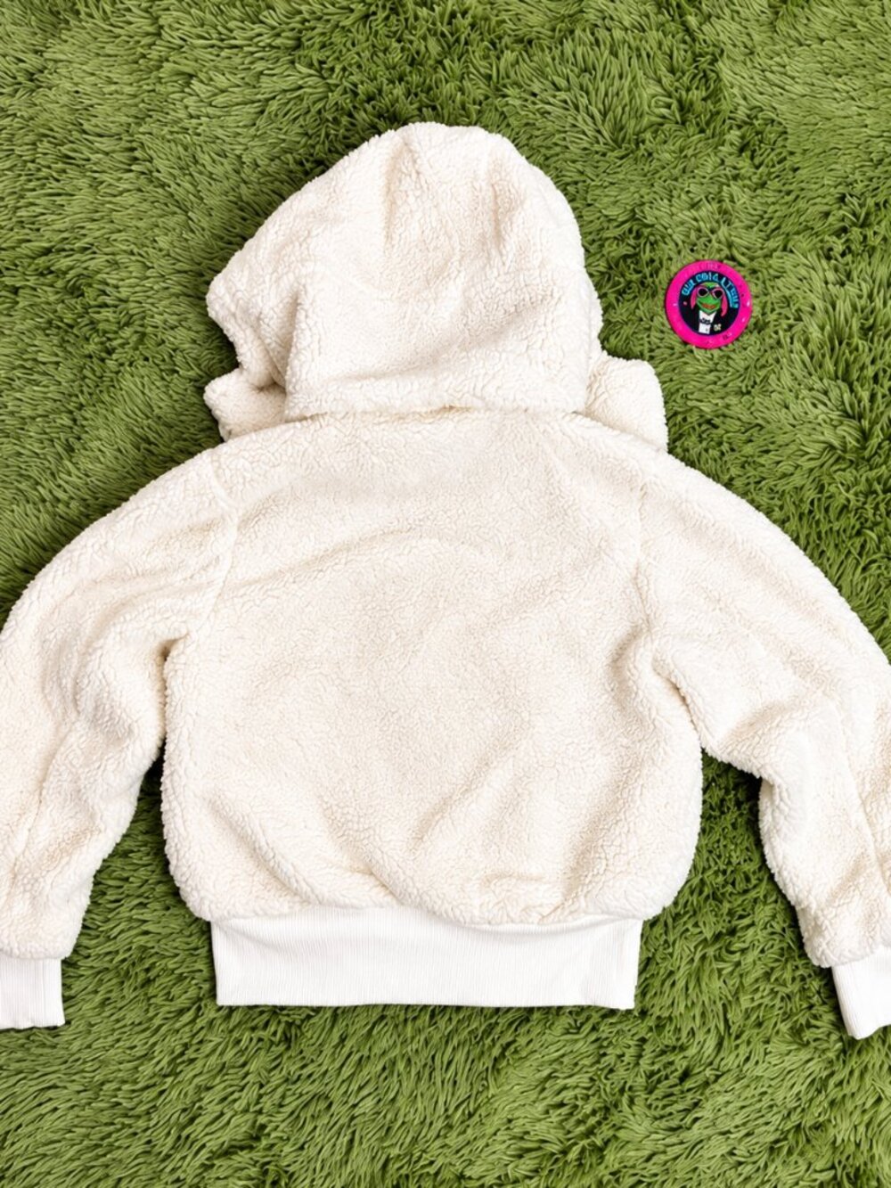 ALO Yoga Foxy Sherpa Jacket NWT Oversized Faux Fur S–L - Picture 5 of 10